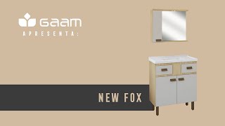 Conjunto New Fox  Linha Vivace  Gaam Gabinetes [upl. by Anoblav]