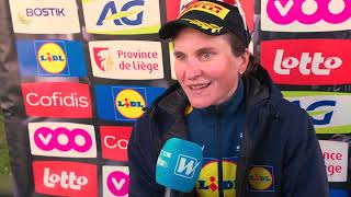 Elisa Longo Borghini post race interview LBL [upl. by Alpheus]