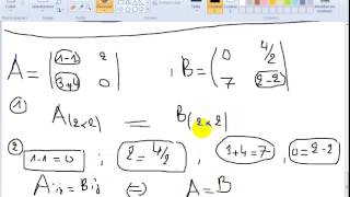 Algèbre partie 2 quot les matrices quot [upl. by Sinai]