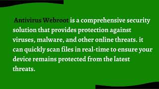 Step by Step Guide How to Activate Webroot Antivirus with an Activation Key [upl. by Lavina]