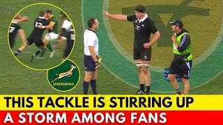 🔥THE TACKLE THAT’S SHAKING SOCIAL MEDIA CONTROVERSY BETWEEN BOKS AND ALL BLACKS  SPRINGBOKS NEWS [upl. by Donalt374]