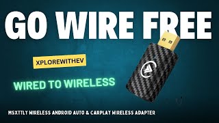 MSXTTLY Wireless Android Auto amp Carplay Wireless Adapter  Installation amp Review  get rid of wires [upl. by Boyer]