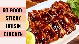 EASY amp TASTY Sticky Hoisin Chicken Thighs Pan Fry 💕  Aunty Mary Cooks ❤️ [upl. by Tade]