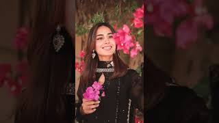 Iqra Aziz gorgeous in black dress 😍❣️ 🖤 showbizworld love pakistaniactress iqraaziz shorts [upl. by Naor381]