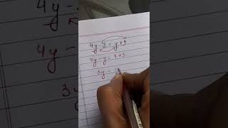 Linear Equations maths mathsshorts solvingequations education linearequations mathematics [upl. by Sirc]