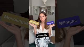 Monolingual VS Bilingual dictionary languagelearning deutschlernen learngerman [upl. by Xuaegram]