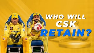 IPL 2025 CSKs likely retentions ft Dhoni Ruturaj [upl. by Ridan]