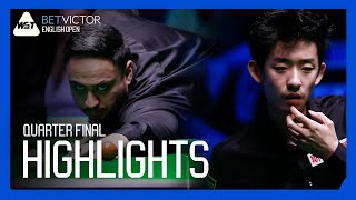 QF HIGHLIGHTS 💪  Upsets Galore in Brentwood  BetVictor English Open 2024 [upl. by Eelana]