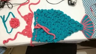 Conjunto de sirena para niña tejido a crochet TUTORIAL [upl. by Emina741]