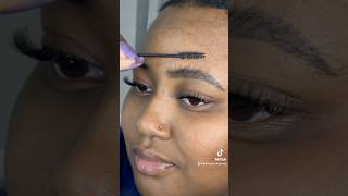 Eyebrow shaping tutorial🌸 [upl. by Alitta136]