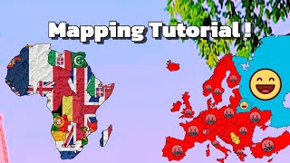 Mapping Tutorial  How to create Maps like me   South Asian Mapper [upl. by Ziom885]