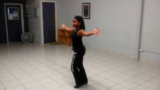 Beginner Majorette Audition Choreography from the front [upl. by Yert]