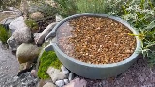 Aquascape Spillway bowl converted to mini Wetland Filter Pt1 [upl. by Junko]