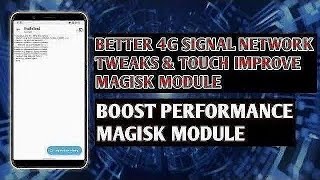 PENGUAT SINYAL INTERNET MODULE MAGISK CUSTOM DNS NETWORK SPEED BOOSTER ANDROID [upl. by Artimas]