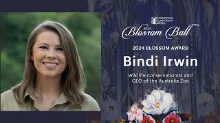 2024 EndoFound Blossom Award  Bindi Irwin [upl. by Jarek]