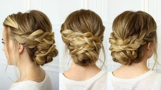 Soft Braided Updo  Missy Sue [upl. by Ahsenyl]