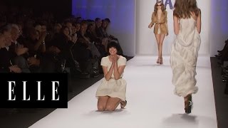 Watch How Gracefully These Models Fall  ELLE [upl. by Lyrrehs549]