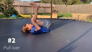 3 beginner trampoline tricks Easy [upl. by Converse243]