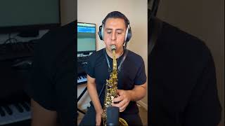 Solo de sax alto quotSuavequot saxophone tutorial luismiguel popmusic [upl. by Renruojos]