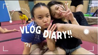 ☆vlog diary☆ senior in high school dessert after sch training [upl. by Noside]