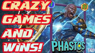 Phastos is SUPER CHARGED in this Deck  Marvel Snap Gameplay [upl. by Cotsen]