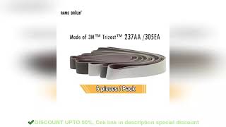 ✔️Best 6 pieces Sanding Belt 237AA 305EA for Stainless Steel Polishing A3 A5 [upl. by Southard]