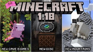 20 New Things Added in Minecraft 118 Caves and Cliffs part II [upl. by Ynnav]