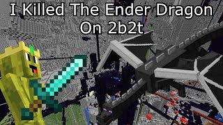 I Killed The Ender Dragon On 2b2t [upl. by Nitsud]