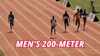 Mens 200m Final Olympics Games Trials 2024 [upl. by Johanan729]