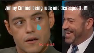 Jimmy Kimmel interrupting Rami Malek for 3 minutes straight [upl. by Liane]