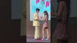 chen zheyuan and zhao lusi at Hidden Love Promotion [upl. by Neira]