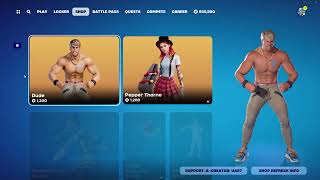 DUDE is back in Fortnite [upl. by Natsyrt886]