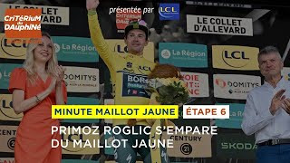 Critérium du Dauphiné 2024  Stage 6  Minute Maillot Jaune amp Bleu LCL [upl. by Ahkos]