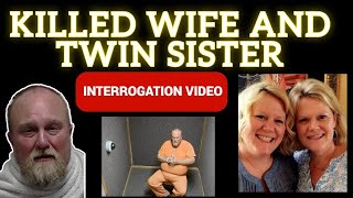 👮POLICE INTERROGATION VIDEO  Texas man kills wife and her twin sister texts kids Im sorry [upl. by Enaitsirk]