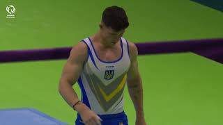 Illia KOVTUN UKR  2024 European Champion parallel bars [upl. by Katina]