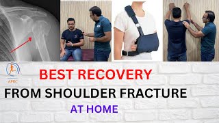 Best Exercises and Guidelines to Recover From Shoulder Fractures at Home Urdu Hindi [upl. by Aynekat849]