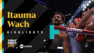 HAMMERED IN TWO 💥  Moses Itauma vs Mariusz Wach  Fight Night Highlights JoyceChisora 🇬🇧 [upl. by Rusel]