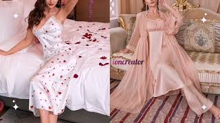 Try on  Night gowns 🧥💞💋🌹 [upl. by Hayden]