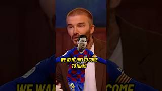 How BECKHAM SECRETLY Signed MESSI to Miami mls intermiami shorts [upl. by Akla31]