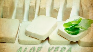 Cómo hacer Jabón aloe vera Tutorial de cosmética natural [upl. by Mcgee]