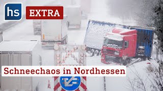 Schneechaos in Nordhessen  hessenschau extra vom 080221 [upl. by Mauri]