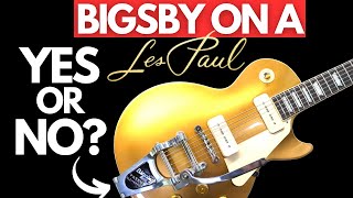 BIGSBY on a LES PAUL Install and Demo [upl. by Valerie]