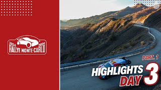 Rallye MonteCarlo 2024  Highlights Day 3 Morning [upl. by Ylrehs369]