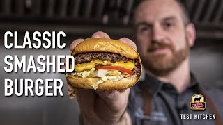 Better Than Fast Food Classic Smash Burger Recipe [upl. by Vashtee]