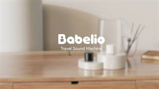 Babelio Mini Sound Machine Portable White Noise for Better Sleep amp Focus [upl. by Oirelav807]