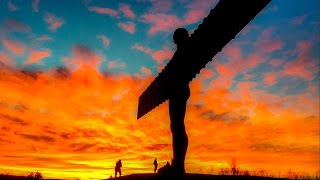 A Walk Around The Angel of the North Gateshead UK [upl. by Fatma]