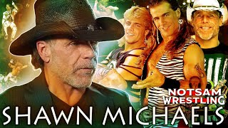 Shawn Michaels Talks Relationship w HHH Flair amp Taker Hell in a Cell etc  Exclusive Interview [upl. by Teirtza138]