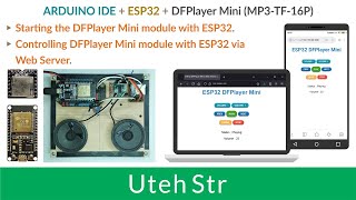 ARDUINO IDE  ESP32  DFPlayer Mini MP3TF16P  DFPlayer Mini MP3TF16P with ESP32 [upl. by Anyk]