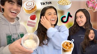 TRYING VIRAL TIKTOK RECIPES WITH MY SIBLINGS [upl. by Ailatan]