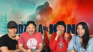 GODZILLA VS KONG TRAILER GROUP REACTION [upl. by Leinadnhoj]